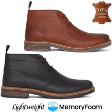 MENS LEATHER BOOTS WALKING