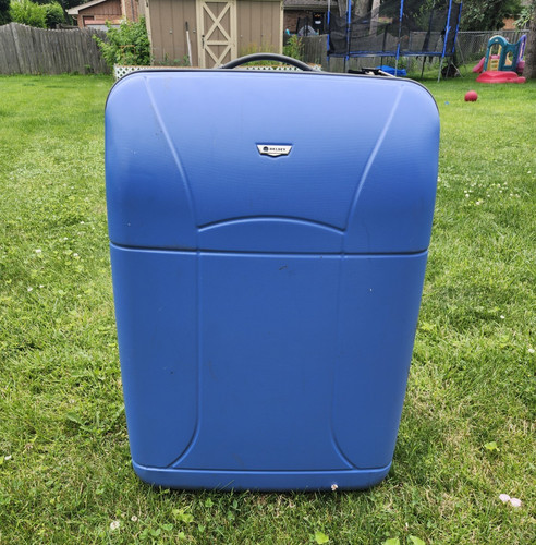 Delsey large blue hardside - large,