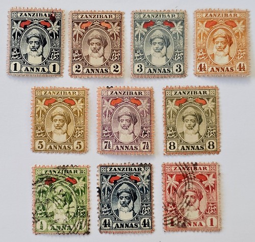 Zanzibar classics 1899 lot - zanzibar,