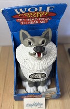 Vtg 90s Wolf Cookie Jar