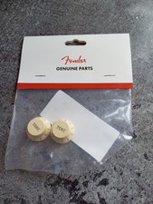 Fender Genuine Parts : 2x Stratocaster TONE KNOBS - BRAND NEW / Opened / Unused