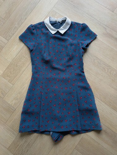 Blue red white patterned - blue/red/white, skort