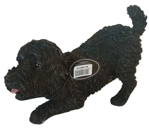 Vivid arts black cockapoo - cockapoo, dog