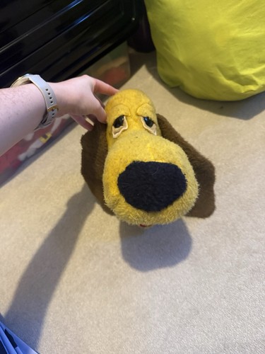 Vintage dog hand puppet - vintage,