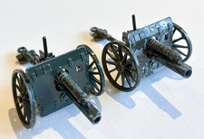 2x Crescent Toys  British Army 18 Pounder Field Guns 