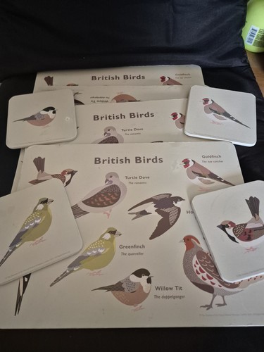 British birds placemats - birds,