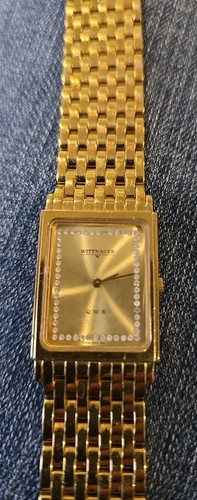 Wittnauer qwr gold tone quartz - wittnauer,