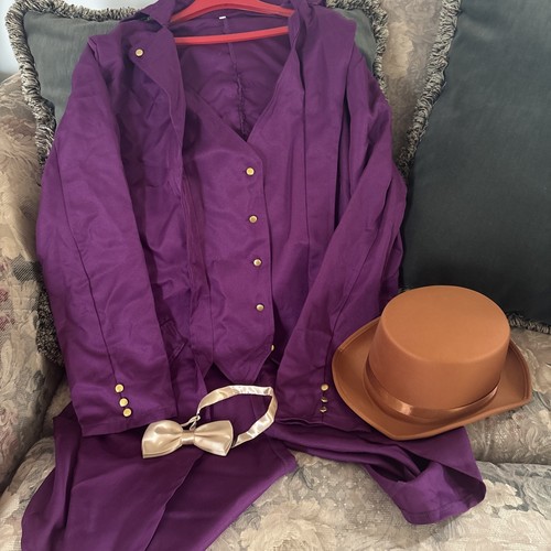 Willy wonka trench jacket hat - willy,