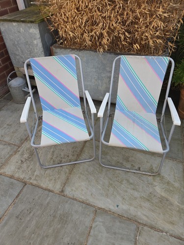 Pair vintage 1900s folding - pair,