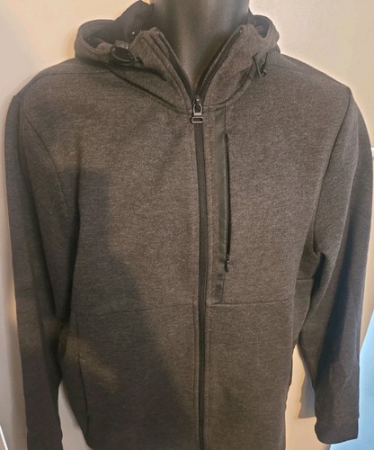 Sport grey hoodie - grey, mens