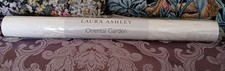 LAURA ASHLEY White ORIENTAL GARDEN Floral W100784-A/I Washable Wallpaper X1