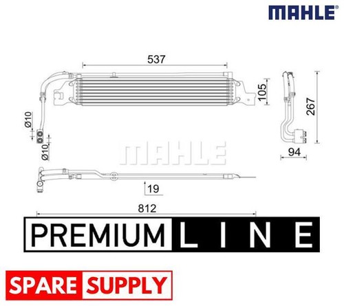 Oil cooler automatic - oil, cooler,