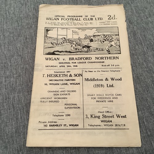 Wigan bradford northern - v,