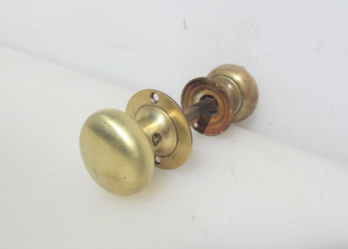 Antique brass door knobs - antique,