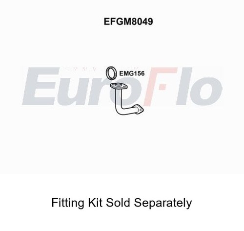 Exhaust pipe front fits - front,