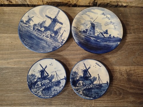 Vintage delft blue wall - x,