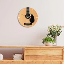 30cm Guitar Wall Clock Silent