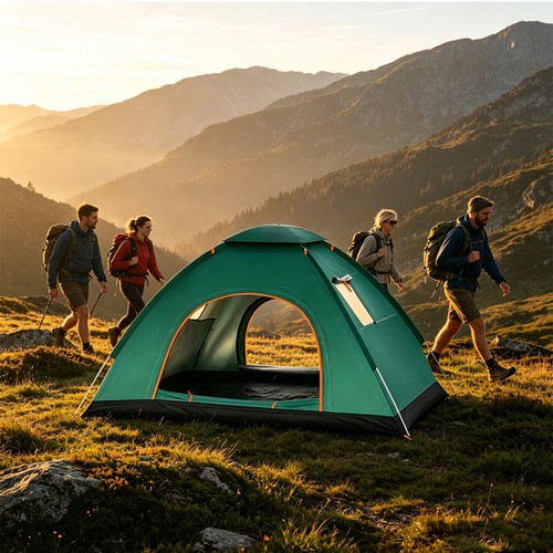 Waterproof camping tent 4 - waterproof, tent,