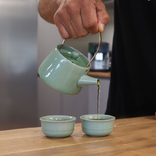 Herbal jade teapot - herbal, &