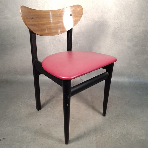 Mid century dining chair vinyl - dining,