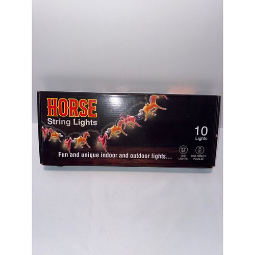 Horse string lights led usb - horse,