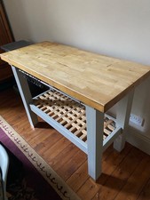 IKEA Groland solid birch kitchen island table