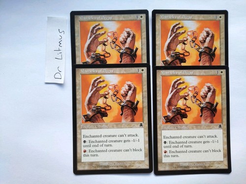 Manacles decay - 4x, of
