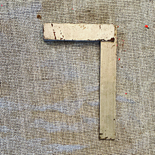Metal try square shaped - metal, l-shaped