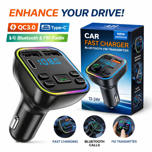 Car charger bluetooth 0 - charger, 5.0