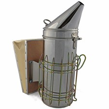Stainless steel bee smoker - stainless,