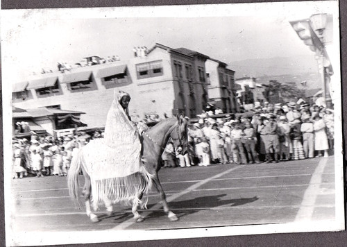 Vintage photograph girls horse - photograph,