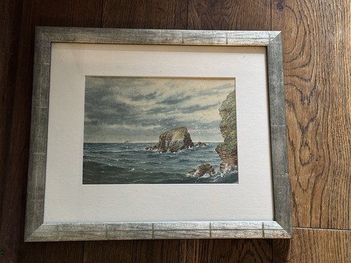 Antique watercolour landscape - watercolour,