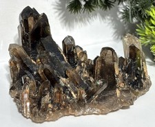 Smoky Quartz Cluster Large 271g High Quality Mineral All Extrusions Intact 11cm