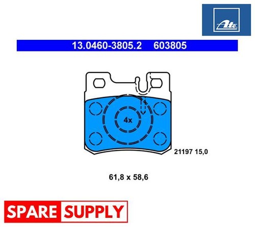 Brake pad set - brake, disc