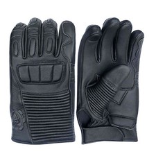 ADM Deer Skin Leather I Touch Screen Rubber Knuckle Motorbike Outdoor glove 9018