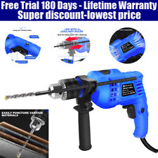 3000W HAMMER DRILL 230V HEAVY DUTY CORDED ELECTRIC IMPACT DRILL WITH BIT SET UK