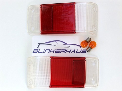 White red rear lights - rear,