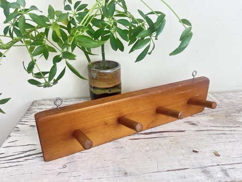 Vintage rustic wooden coat - vintage, hat