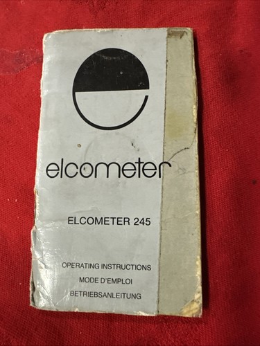 The elcometer 245 - the,