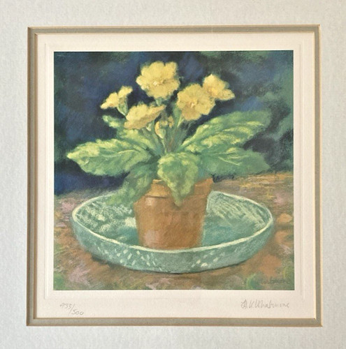 Nel whatmore yellow primula - yellow,