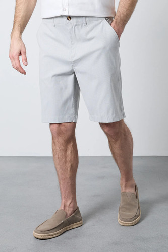 Maine light grey shorts - light, mens