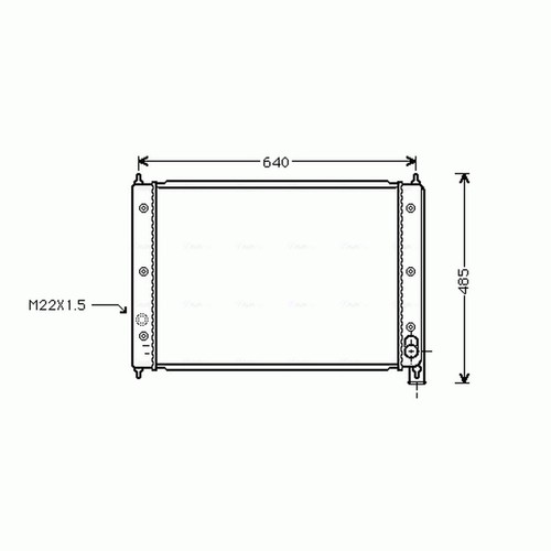 Radiator for caravelle mk3 - for,