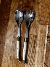 Laguiole serving salad spoons