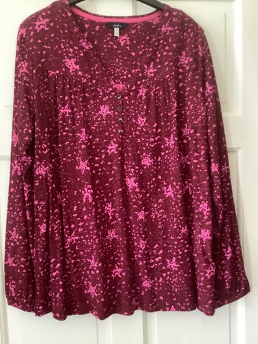 Joules cerise pink top - joules,