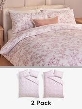 2 Pack Pink/White Ditsy Floral