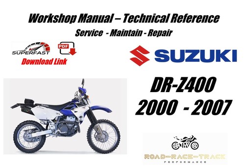 Suzuki z400 drz400 service - dr-z400,