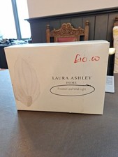 Laura Ashley Frosted Leaf Wall Light