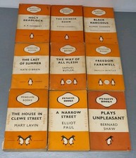 Vintage Orange Penguin Books Classics x9 Bundle - Various Authors - 1946-1955