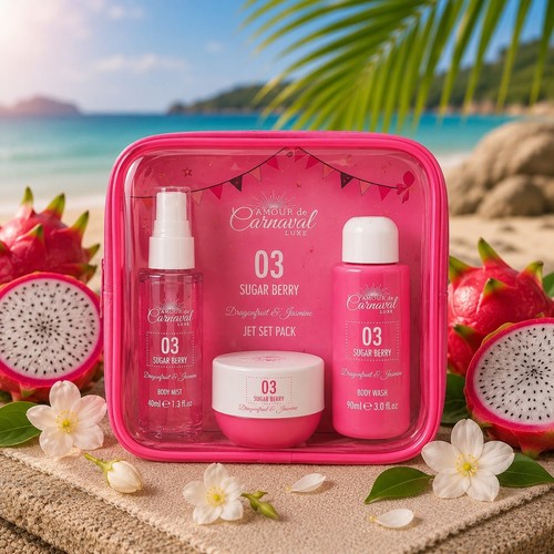 Lux travel set dragonfruit - set,