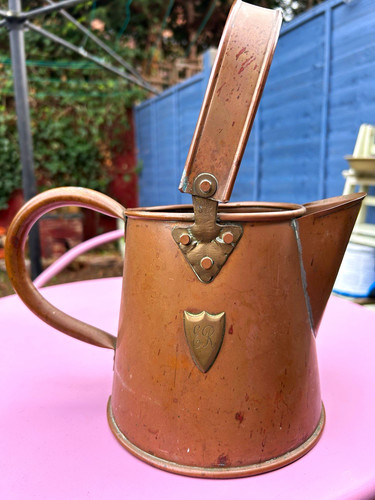 Victorian copper watering - victorian,